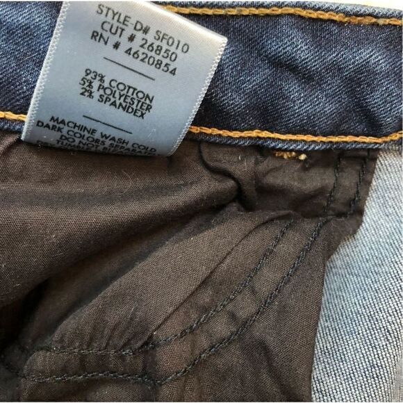 Black Label high rise medium wash frayed hem jeans - Picture 10 of 10